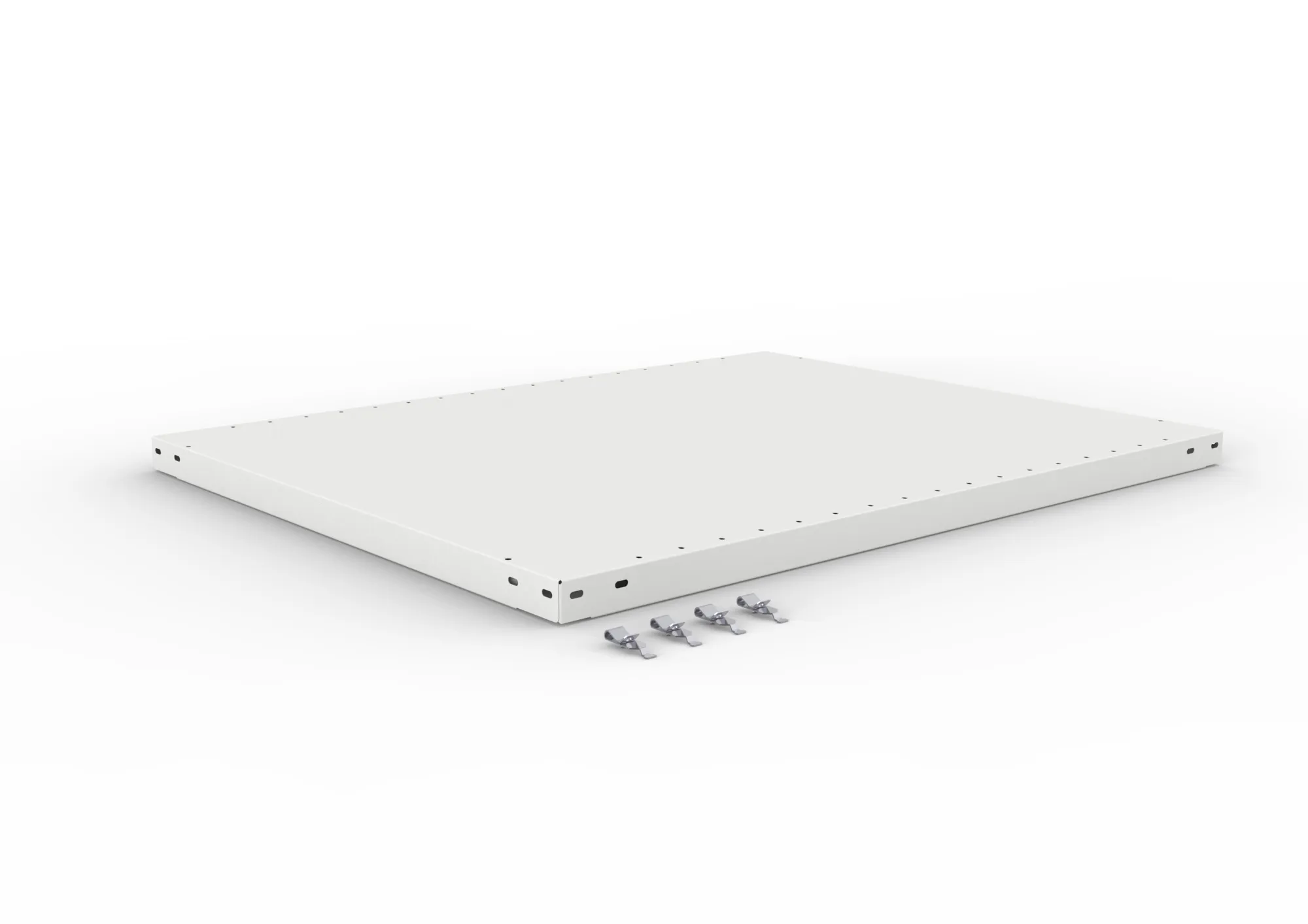 Quick 230 extra shelf 1000x800 RAL7035 incl. clips