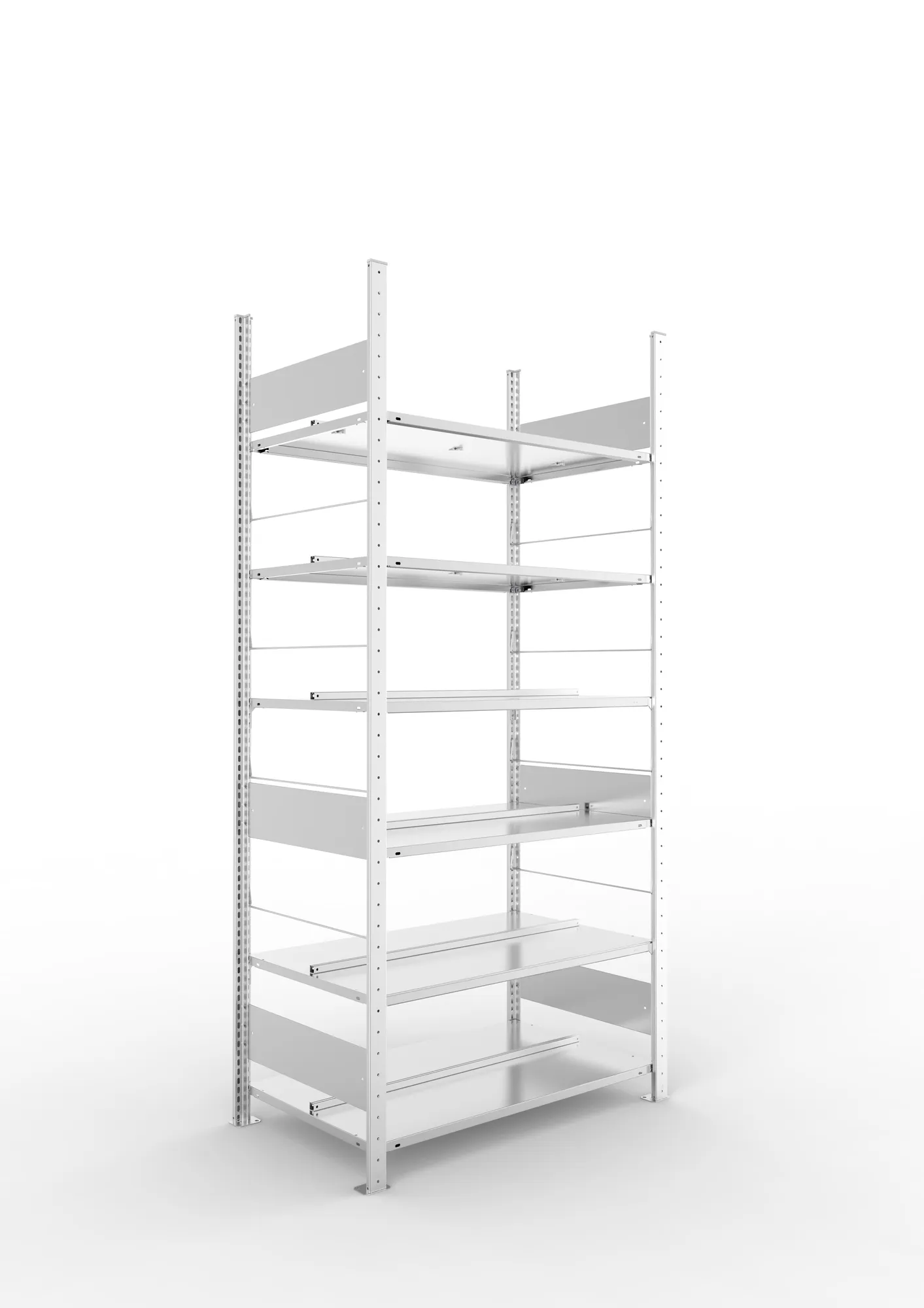 S3 Compact boltless shelv. St 6xshelv. 2200x1000x6 00 galv