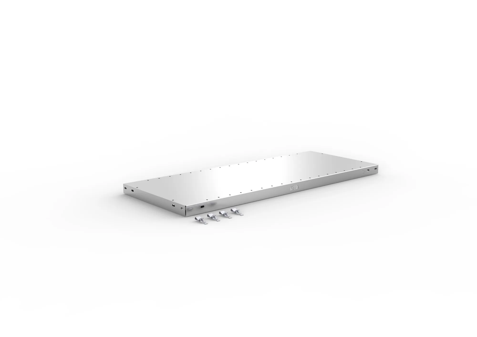 Zusatzboden für CLIP Regal | MS150 III | 1000 x 400 x 40 mm | verzinkt | inkl. 4 Fachbodenträger