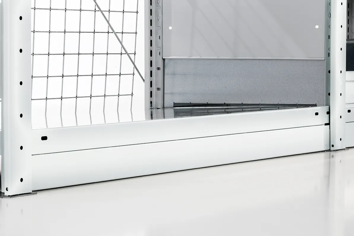Plinth 1000 x 56 galv incl. fastening material