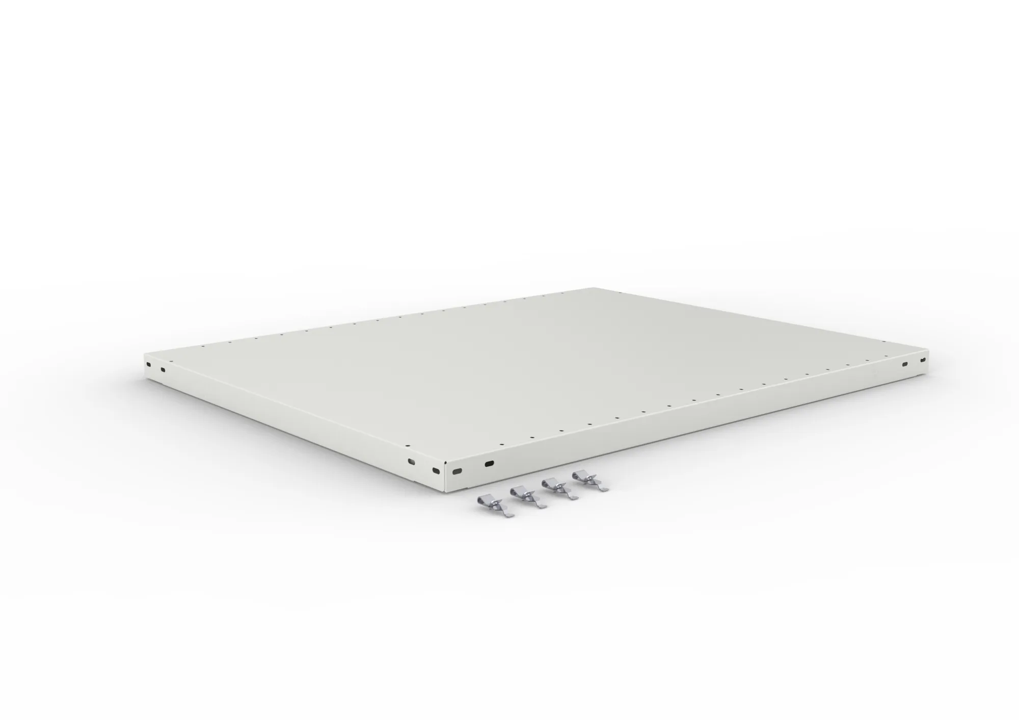 Quick 300 extra shelf 1000x800 + supports RAL7035 5
