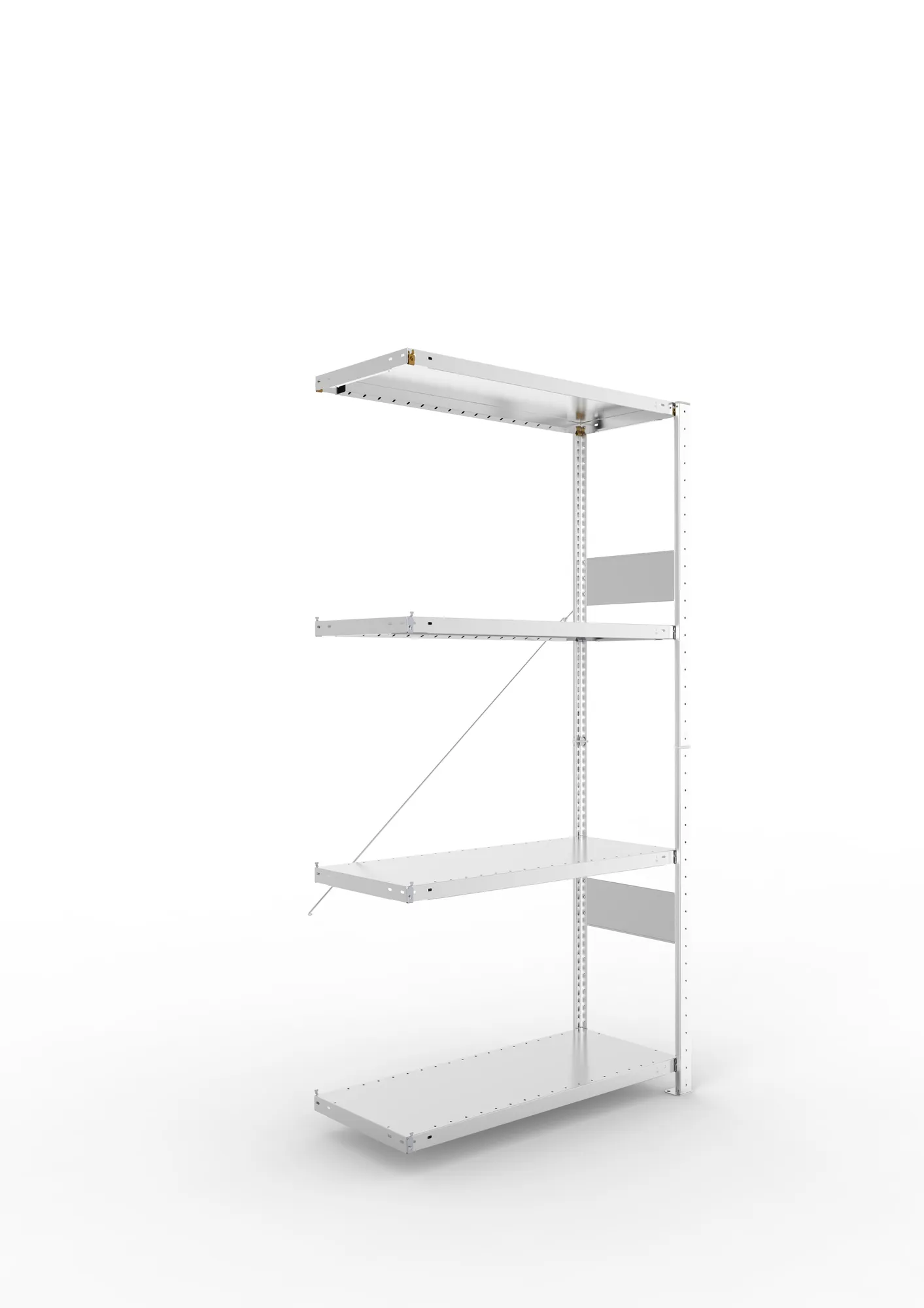 Quick SPLIT 230 add-on bay 2000H x 1000W x 400D (4x shelves) galv