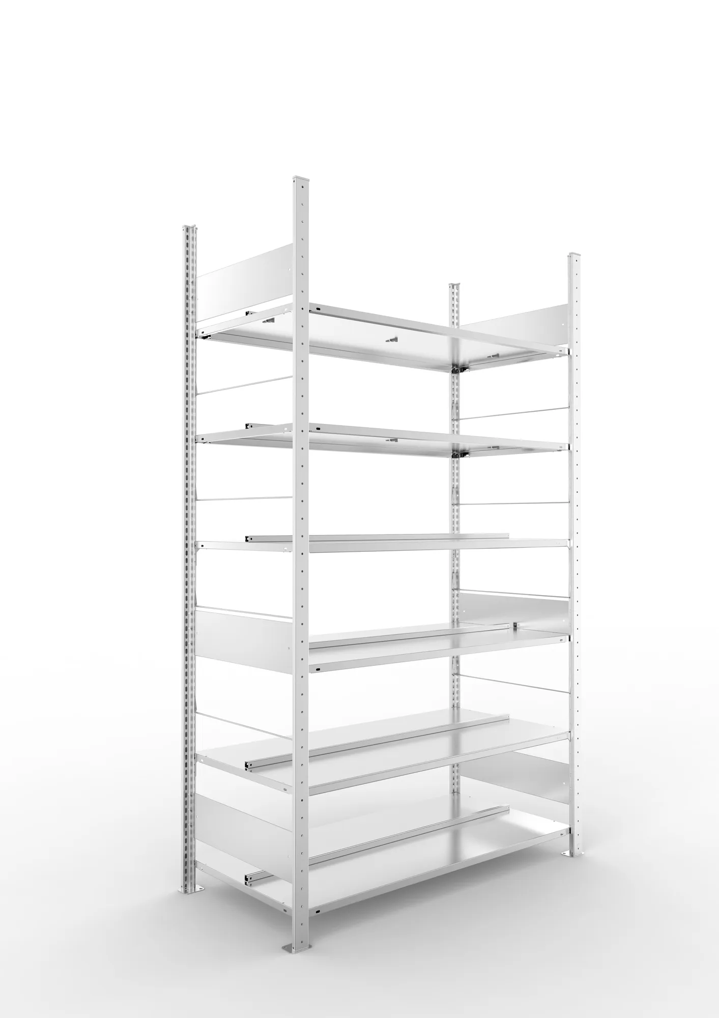 S3 Compact boltless shelv. St 6xshelv. 2200x1250x6 00 galv