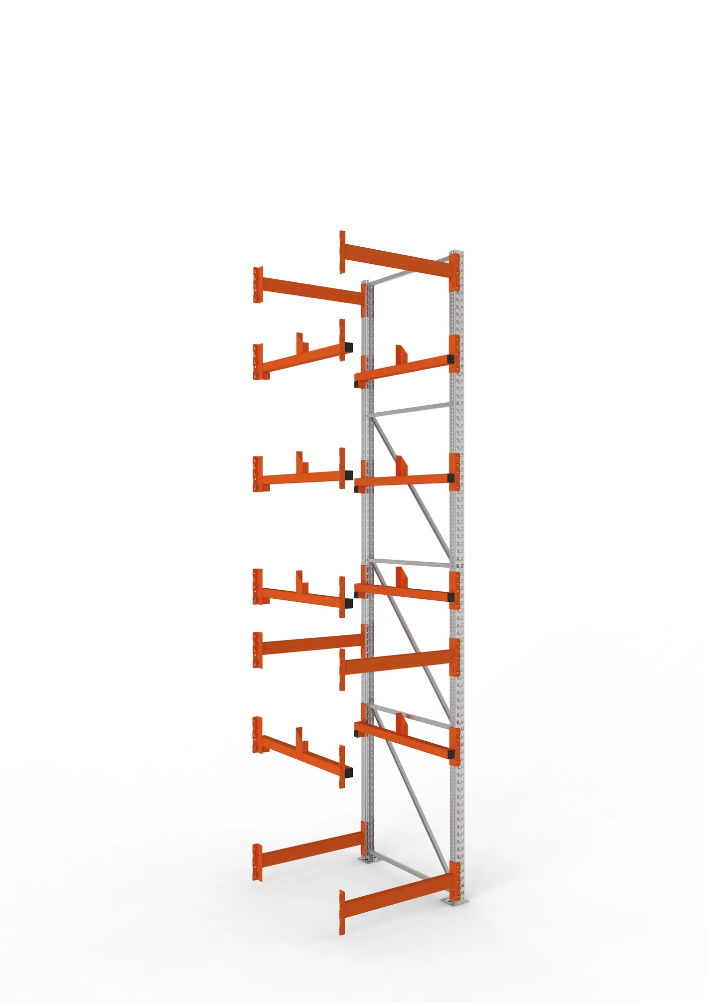 META MULTIPAL | Kabeltrommelregal | Anbauregal | 4400 x 900 x 1100 mm | Feldlast 5500 kg | 2 Ebenen | Typ 1 | verzinkt