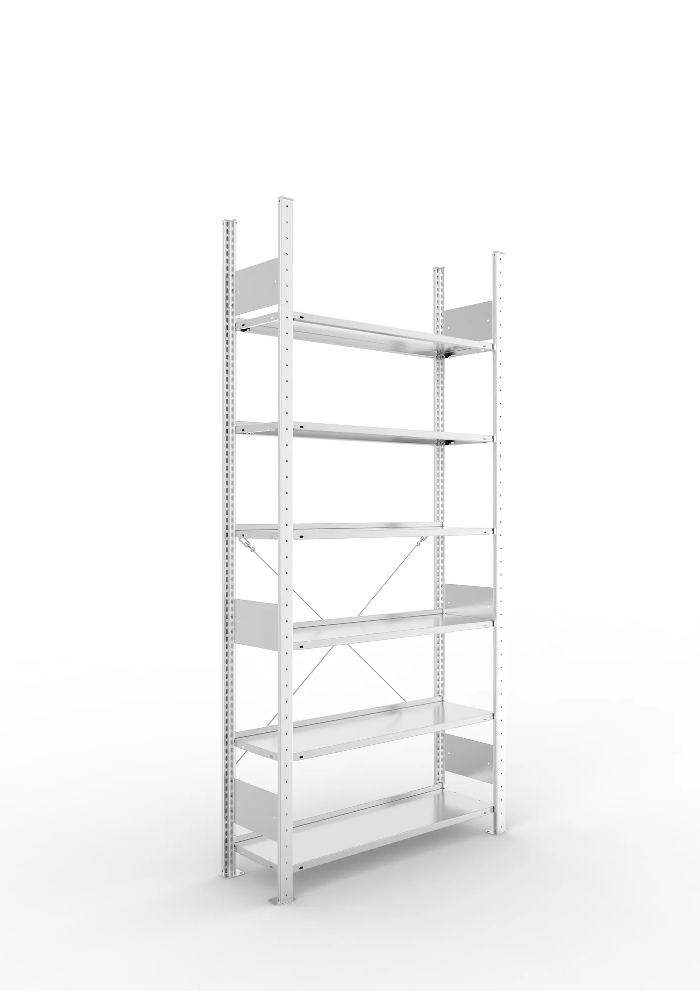 Compact boltless shelv. St 2200 x 1000 x 300 pre- galv