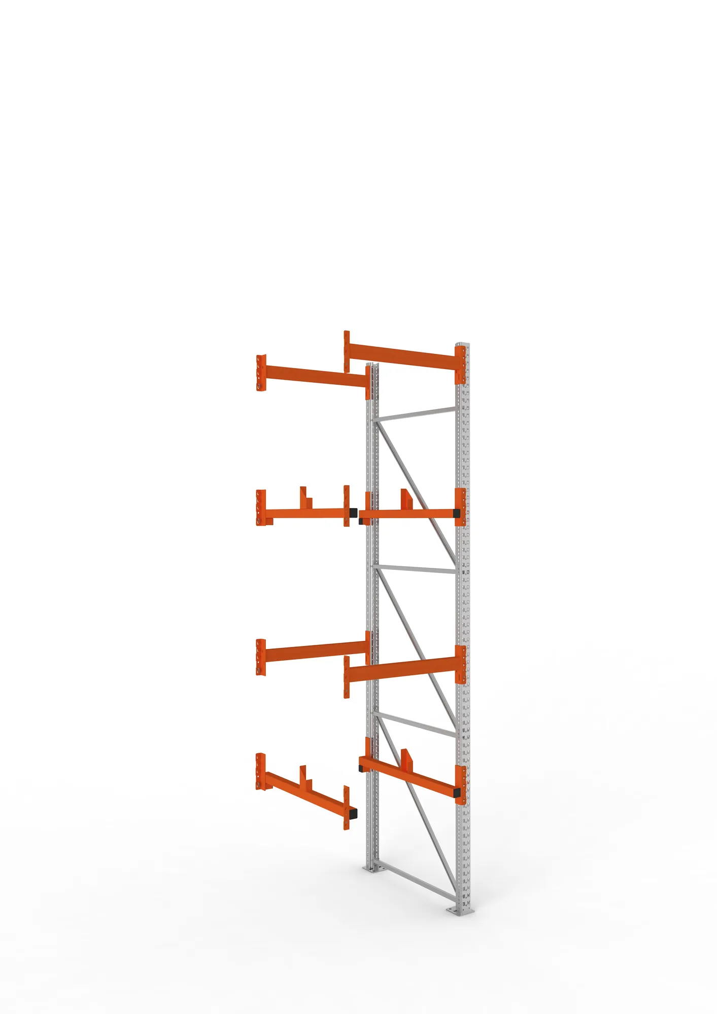 META MULTIPAL | Kabeltrommelregal | Anbauregal | 3800 x 900 x 1100 mm | Feldlast 4000 kg | 2 Ebenen | Typ 1 | verzinkt