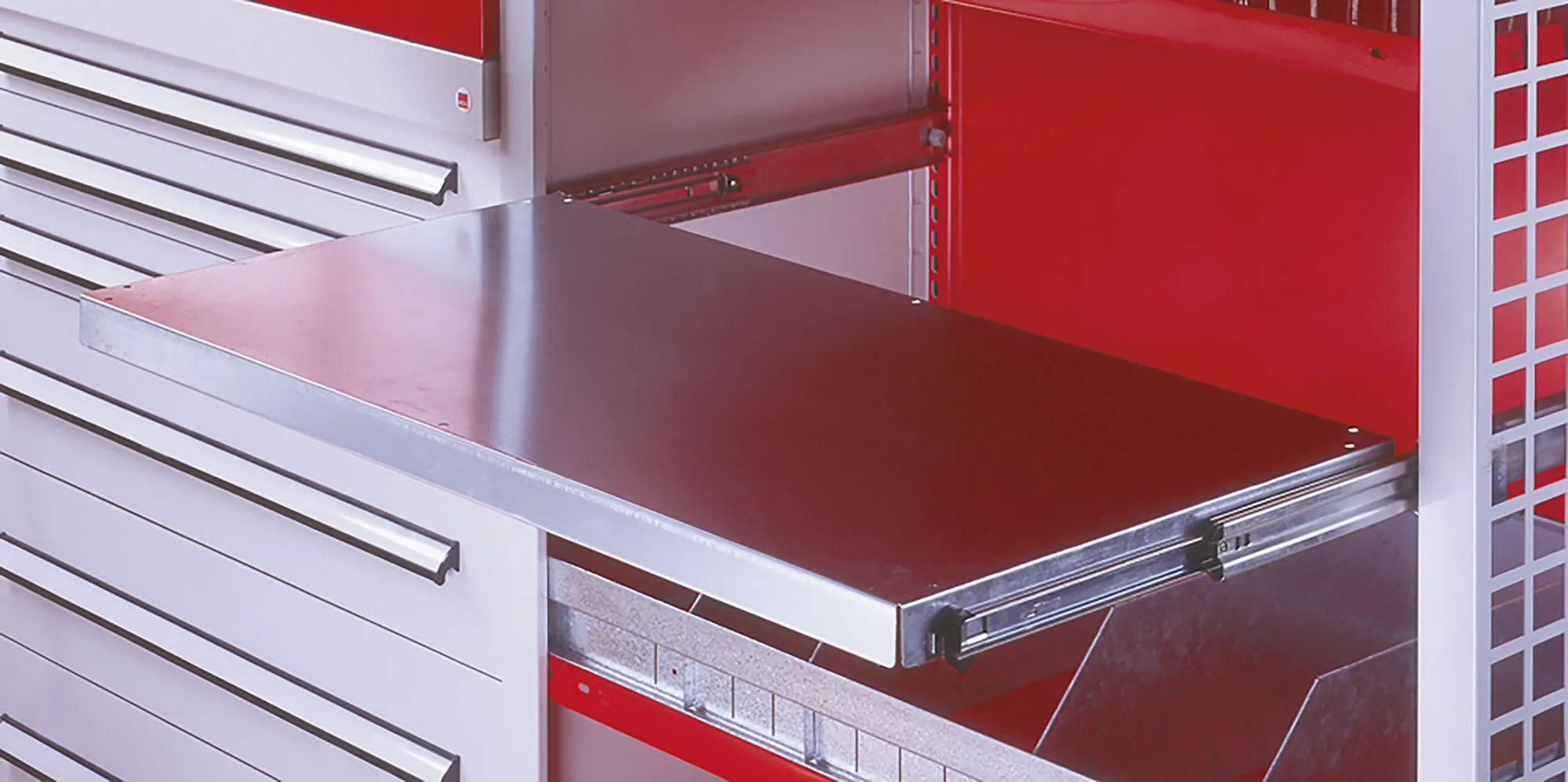 Pull-out reference shelf 1000 x 500 (915 x 490) g alv