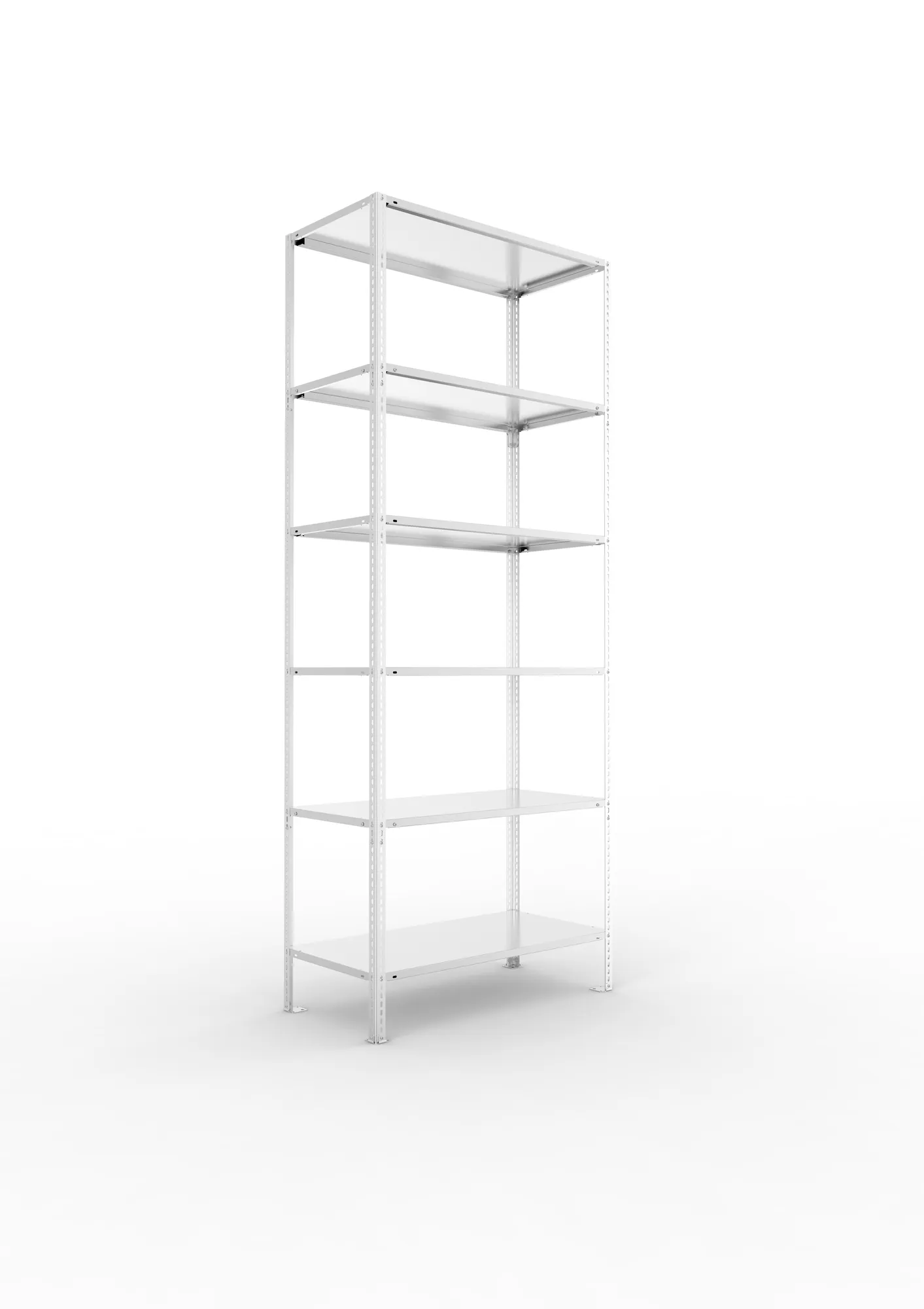 FIX shelving St 6xL-80 2500 x 1000 x 500 pre-galv .