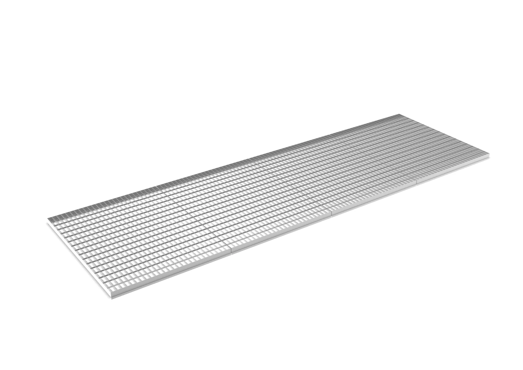 Mesh deck panel, support rod 40/1,7 3600x1100 mm multipal