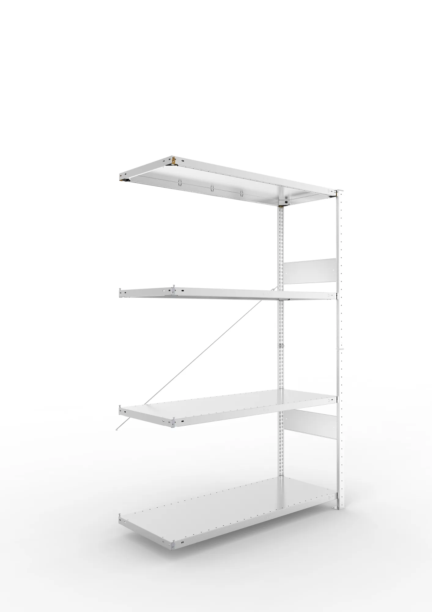 Quick SPLIT 230 add-on bay 2000H x 1300W x 500D (4x shelves) galv